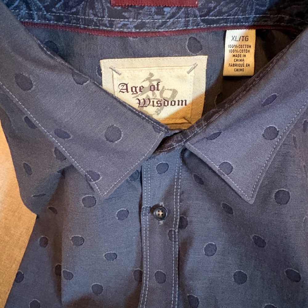 Age of wisdom light blue Men's Shirt